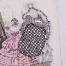 Antique Sterling Finger Purse c1900