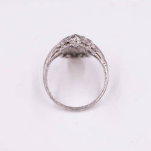 1920s Art Deco Filigree Diamond Ring