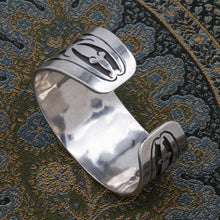 Los Ballesteros Taxco Sterling & Turquoise Cuff c1950