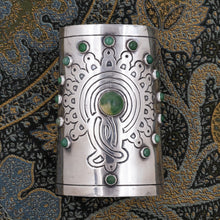 Rafael Melendez Taxco Sterling & Jade Cuff c1940
