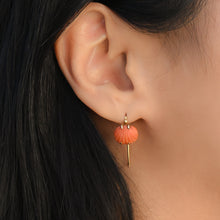 Victorian Coral Day to Night Earrings