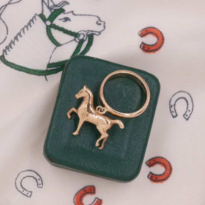 Pony Charm Ring