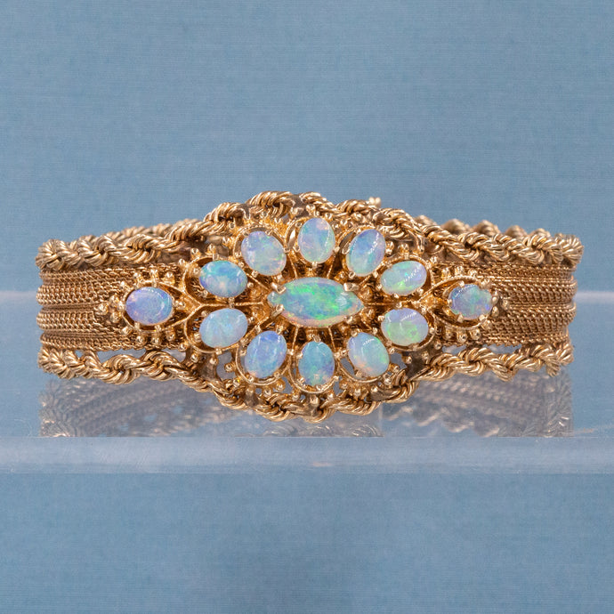 Opal Flower Power Bracelet c1970