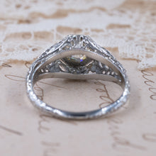 Antique Filigree Diamond Solitaire