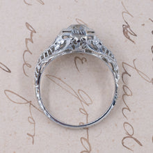 Antique Filigree Diamond Solitaire