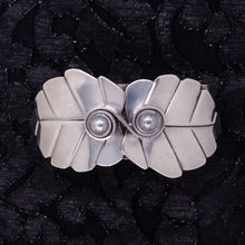 Sterling Botanical Rebajes Cuff c1950