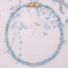 Fine Aquamarine Beaded Necklace c1950