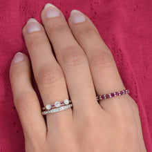 Channel-Set Diamond Eternity Band c1920