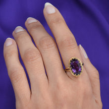 Russian Amethyst Cocktail Ring