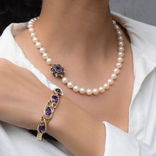 Amethyst & Seed Pearl Bangle c1940