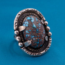 Old Pawn Silver & Turquoise Ring