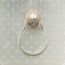 Natural Pearl Solitaire Ring c1910