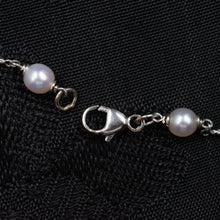 Art Deco Diamond Drop & Natural Pearl Necklace