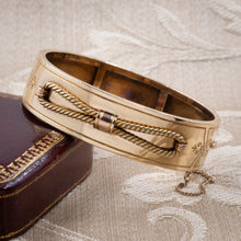 Antique Infinity Rope Bangle c1890
