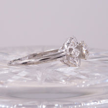 Art Deco East West Diamond Cluster Ring