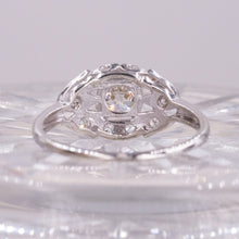 Art Deco East West Diamond Cluster Ring