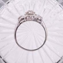 Art Deco East West Diamond Cluster Ring