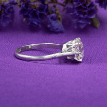 2.33 Transitional Cut Diamond Solitaire Ring c1920