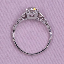 Art Deco Diamond Steps Ring c1920