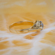 1980s 1.21 Carat Old European Diamond Ring