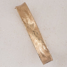 Etched Gold Bangle c1960