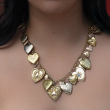 Antique Heart Locket Collection Necklace