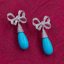 Fine Persian Turquoise Drop Earrings