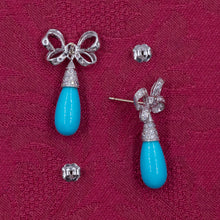 Fine Persian Turquoise Drop Earrings