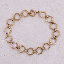 Round Rhombus Link Bracelet c1970