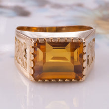 Madeira Citrine Ring c1970