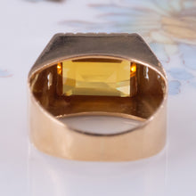 Madeira Citrine Ring c1970
