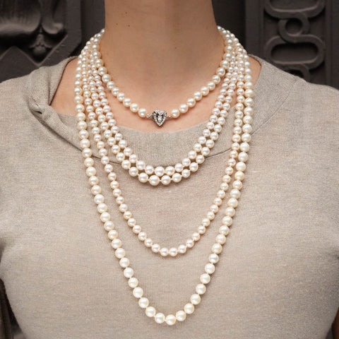 Double Strand of Pearls c1950