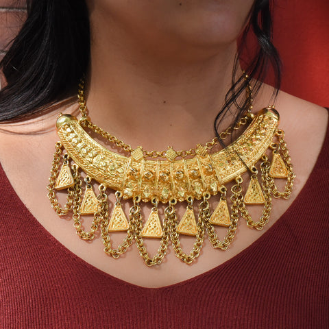 Alexis Kirk Statement Necklace c1980