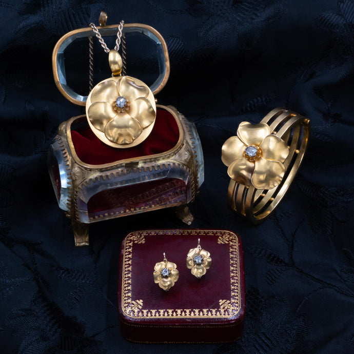 Wild Rose Parure c1880