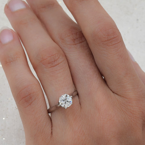 Antique 1.15 Carat Diamond Solitaire Ring c1920