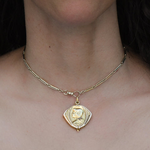 Art Nouveau Locket Pendant c1890