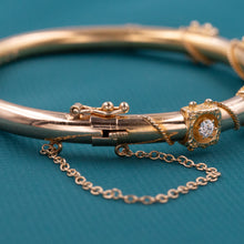 Antique Five Diamond Bangle