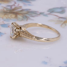 1.12ct Transitional-Cut Diamond Engagement Ring