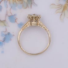 1.12ct Transitional-Cut Diamond Engagement Ring