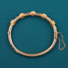 Antique Five Diamond Bangle