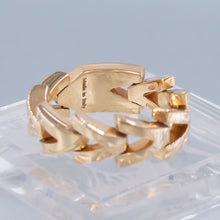 Versace V Link Chain Ring c2000