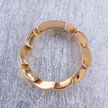 Versace V Link Chain Ring c2000