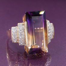 Ametrine Cocktail Ring c1980