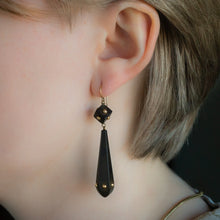 Antique Gutta Percha Earrings