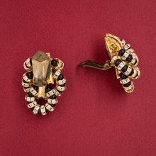 Art-Deco Costume Earrings c1950