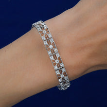 Belle Epoque Platinum & Diamond Bracelet c1910