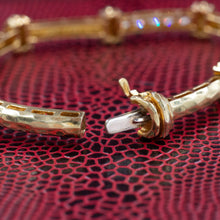 Henry Dunay Five Diamond Bamboo Bracelet