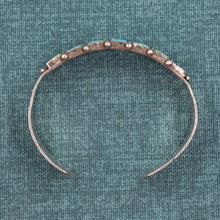 c1960 Zuni Petit Point Turquoise Cuff