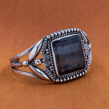 Native American Petrified Wood Cuff c1960