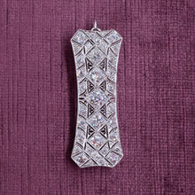 Art Deco Diamond Bar Pin/Pendant